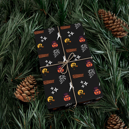 Japanese Ninja - Halloween Gift Wrap Papers