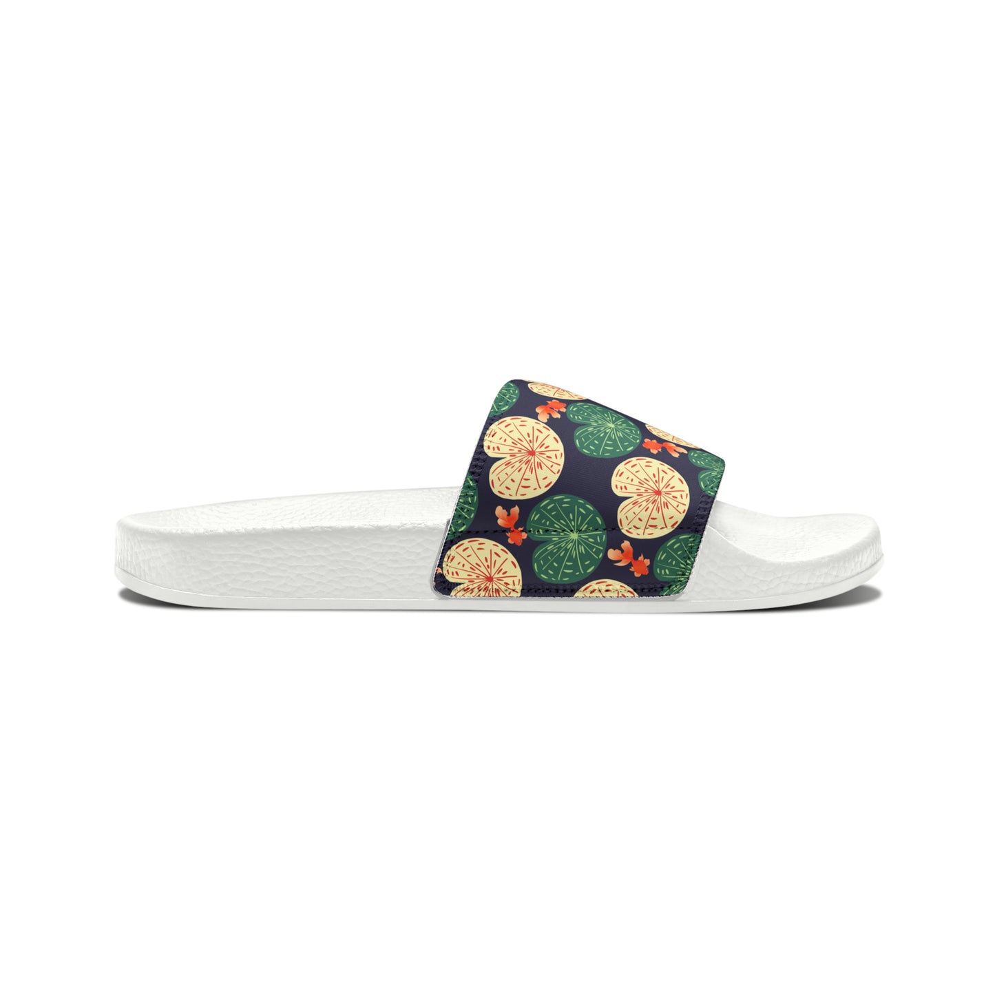 Japanese Goldfish with Lotus Leaf - Women's Sandals