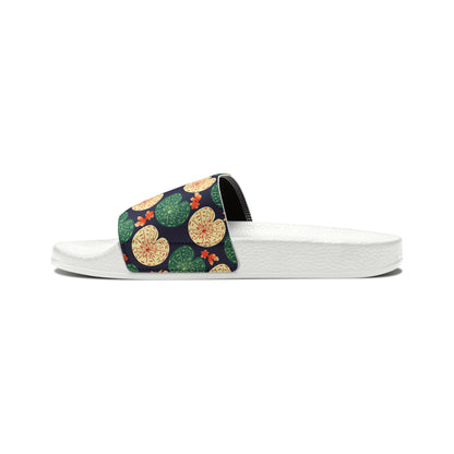 Japanese Goldfish with Lotus Leaf - Women's Sandals