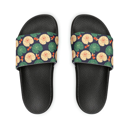 Japanese Goldfish with Lotus Leaf - Women's Sandals