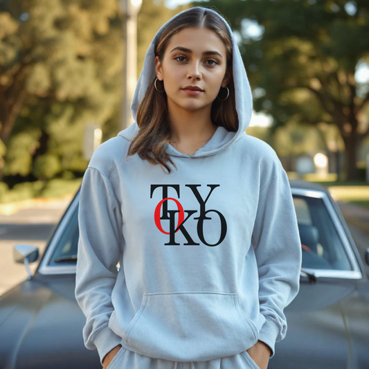 Tokyo Layered Logo Hoodie