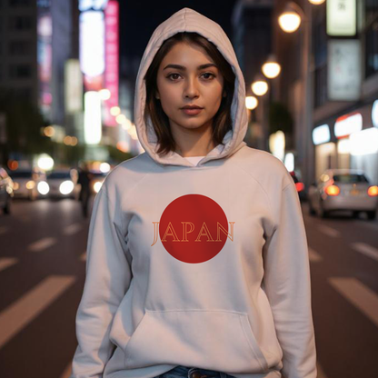 Japan Circle Hoodie - Minimalist Japanese Streetwear