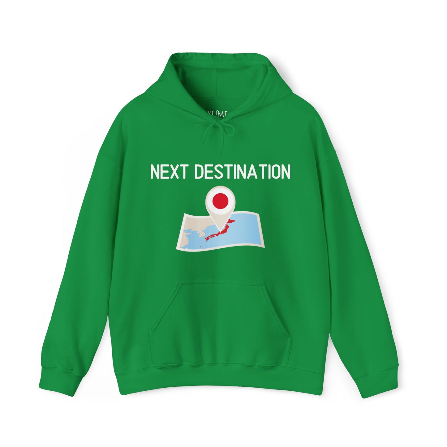 Next Destination Hoodie - Japan Travel Map