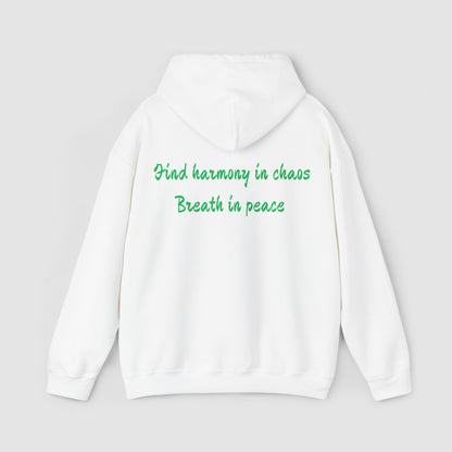 "Find Your Zen" Hoodie - Japanese Kanji with Mindfulness Mantra