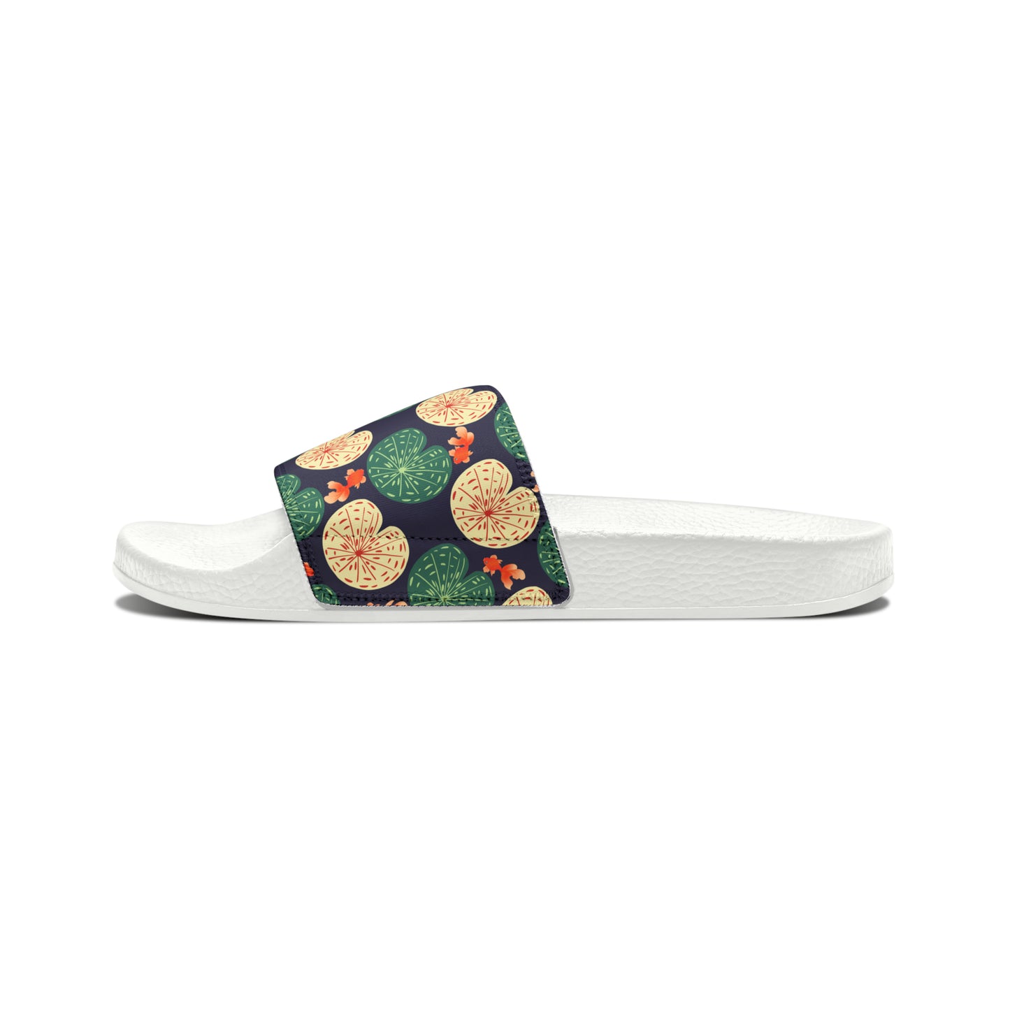 Japanese Goldfish with Lotus Leaf - Women's Sandals