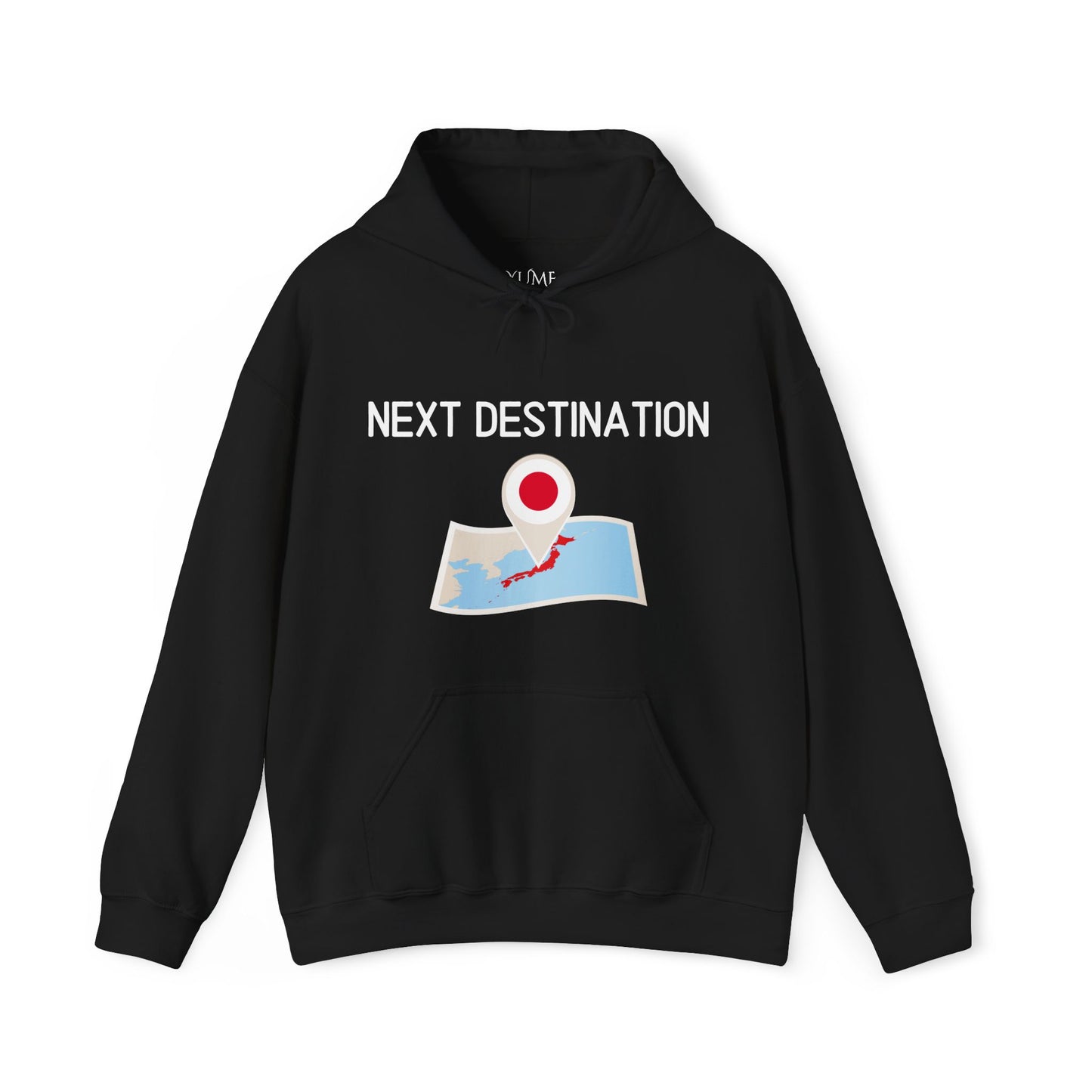 Next Destination Hoodie - Japan Travel Map