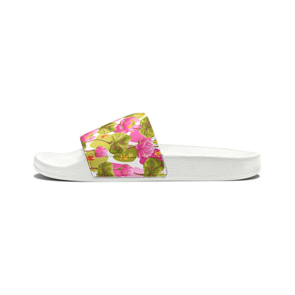 Japanese Koi Fish with Pink Lotus - Women's Sandals