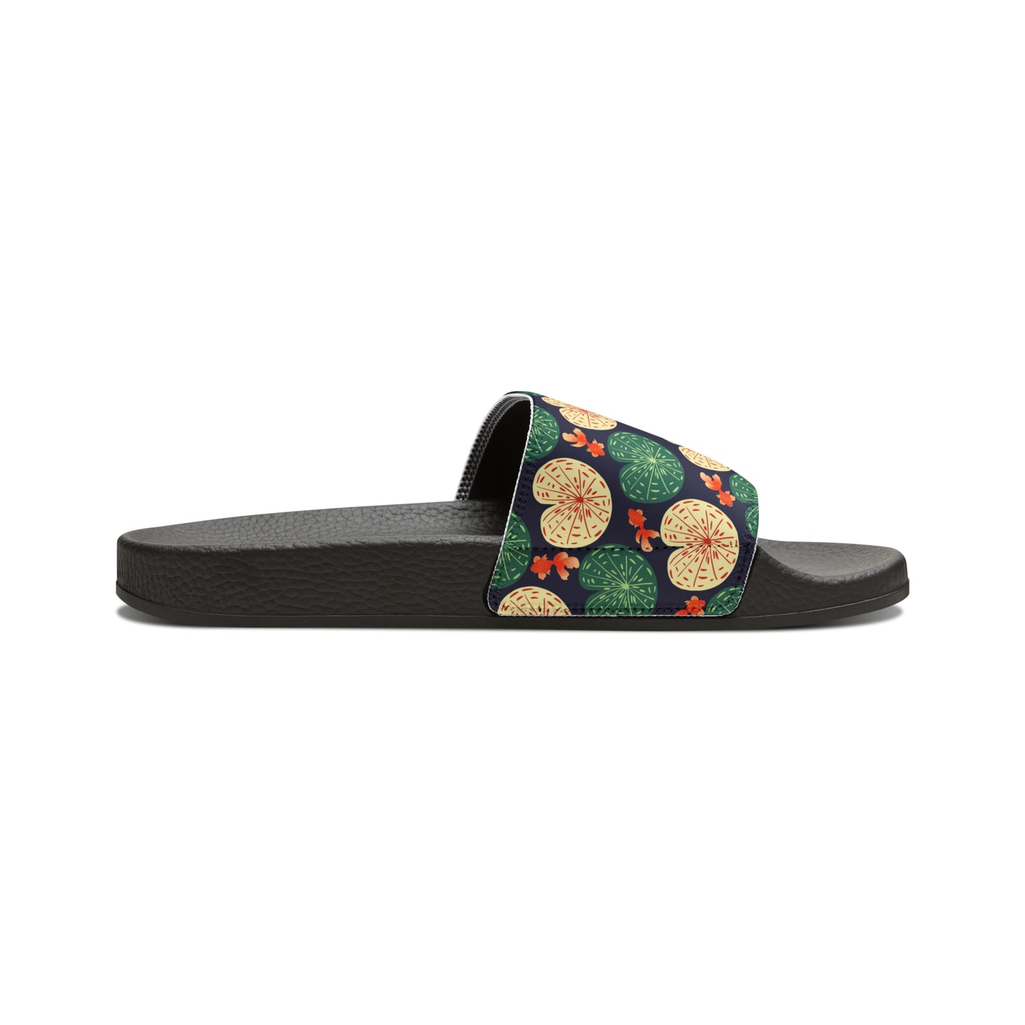 Japanese Goldfish with Lotus Leaf - Women's Sandals