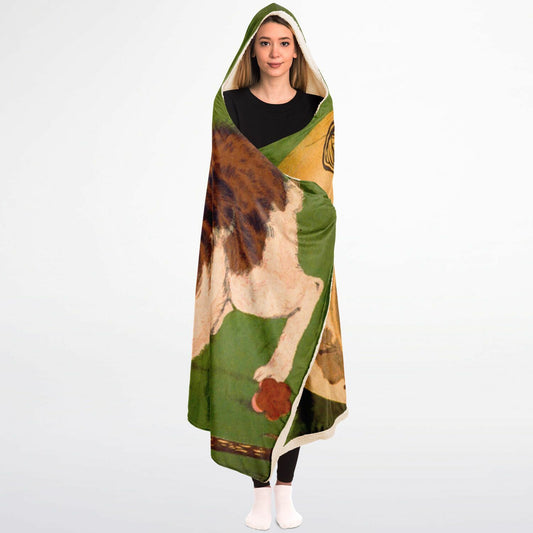 Hooded Blanket Micro Fleece - AOP