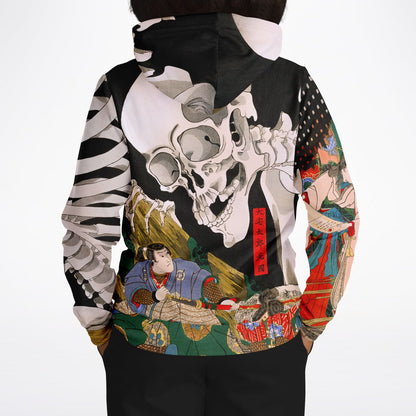 Takiyasha the Witch and the Skeleton Spectre Hoodie - Japanese Streetwear with Utagawa Kuniyoshi Art