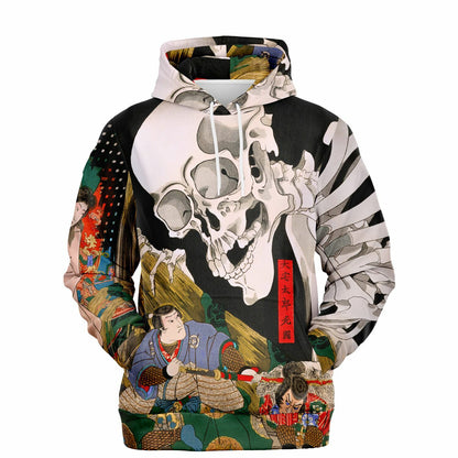 Takiyasha the Witch and the Skeleton Spectre Hoodie - Japanese Streetwear with Utagawa Kuniyoshi Art