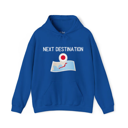 Next Destination Hoodie - Japan Travel Map