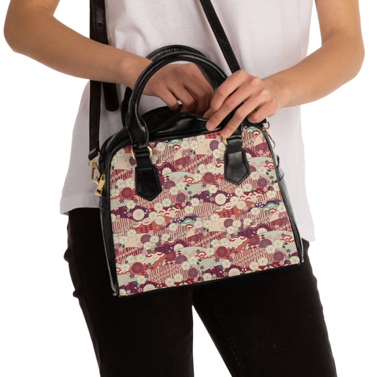 Carry the Beauty of Japan - Pink Shoulder Handbag