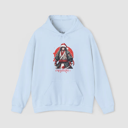 Samurai Santa Hoodie - Anime Christmas Streetwear