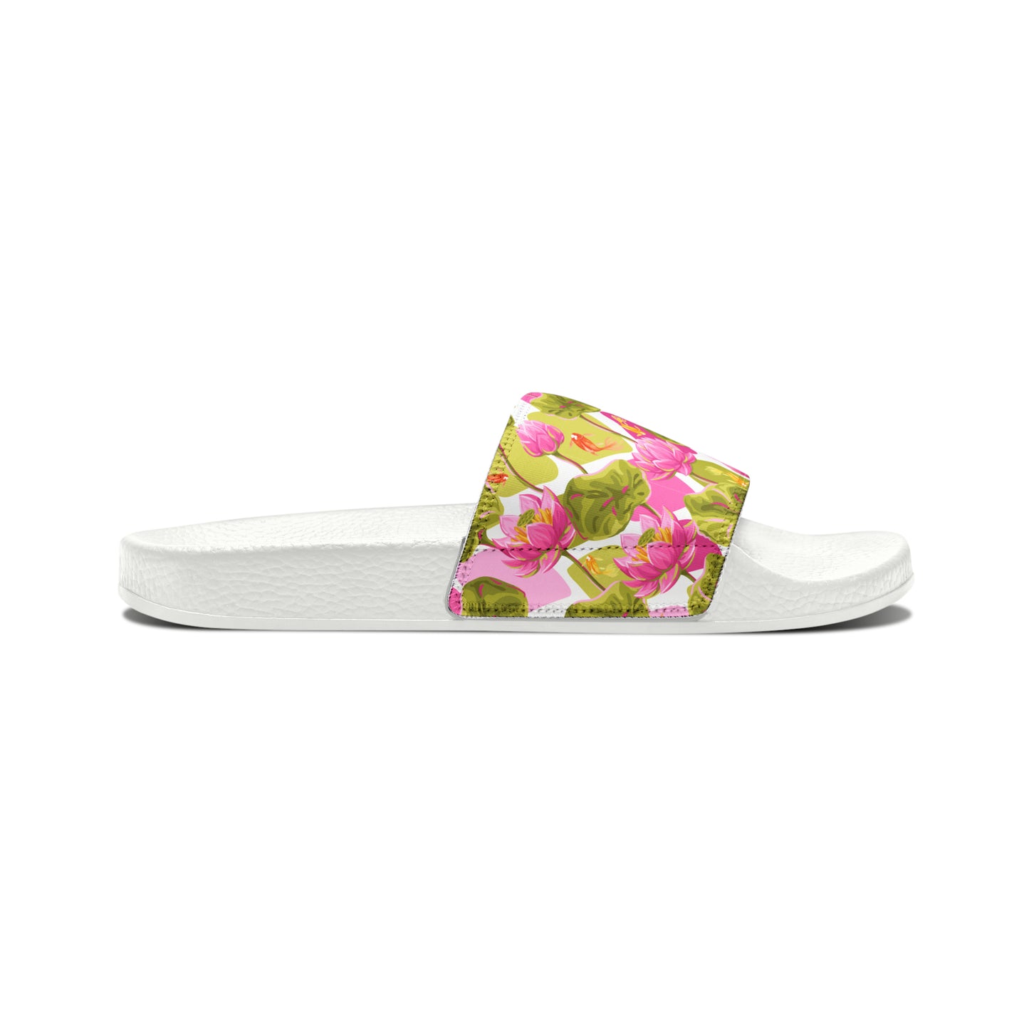 Japanese Koi Fish with Pink Lotus - Women's Sandals