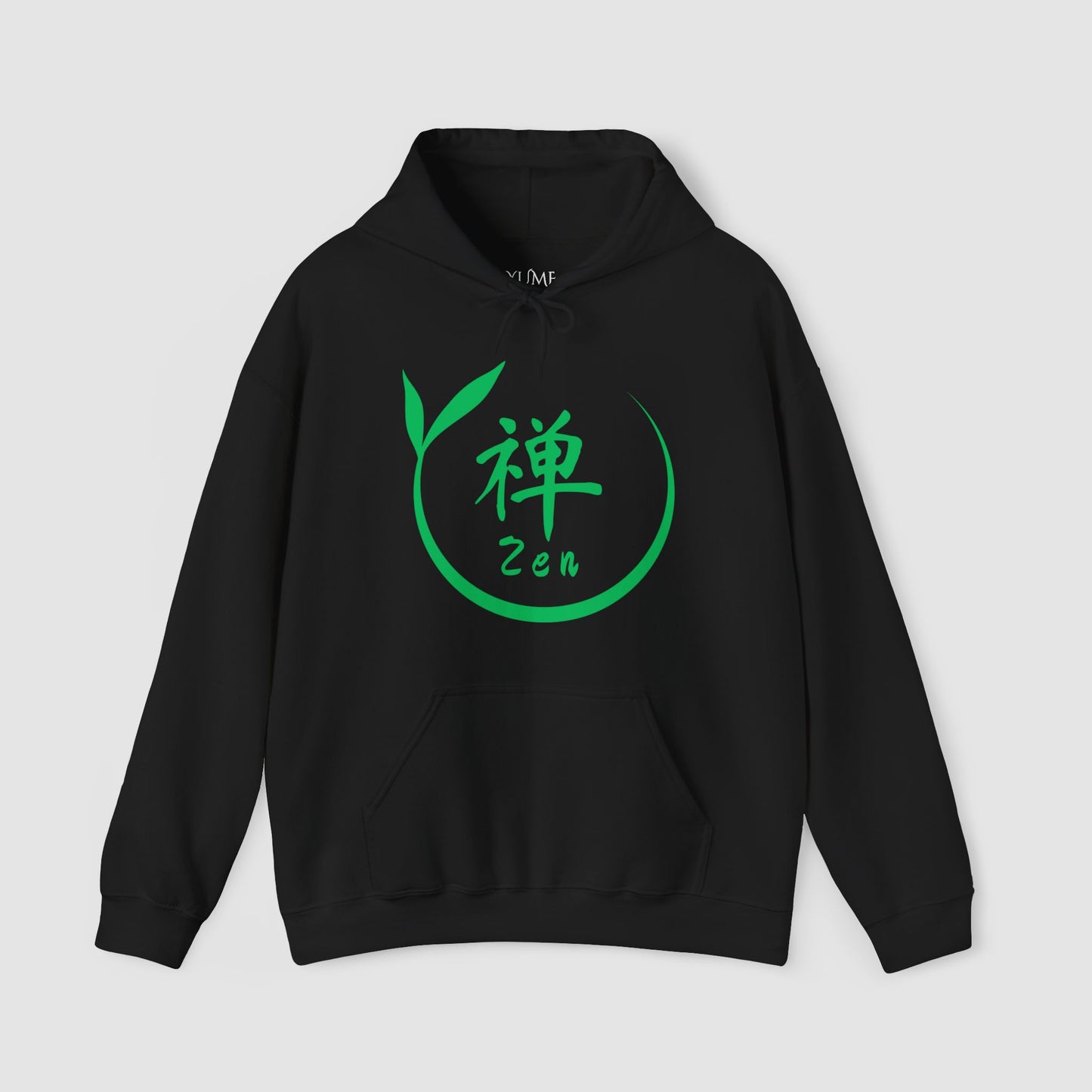 "Find Your Zen" Hoodie - Japanese Kanji with Mindfulness Mantra