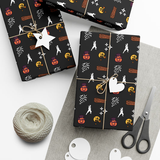 Japanese Ninja - Halloween Gift Wrap Papers