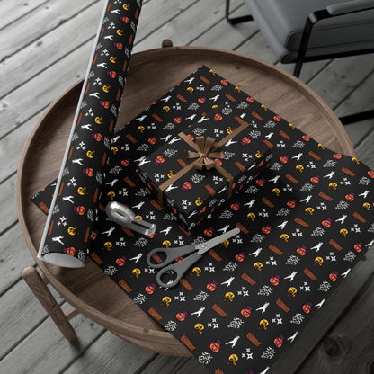 Japanese Ninja - Halloween Gift Wrap Papers