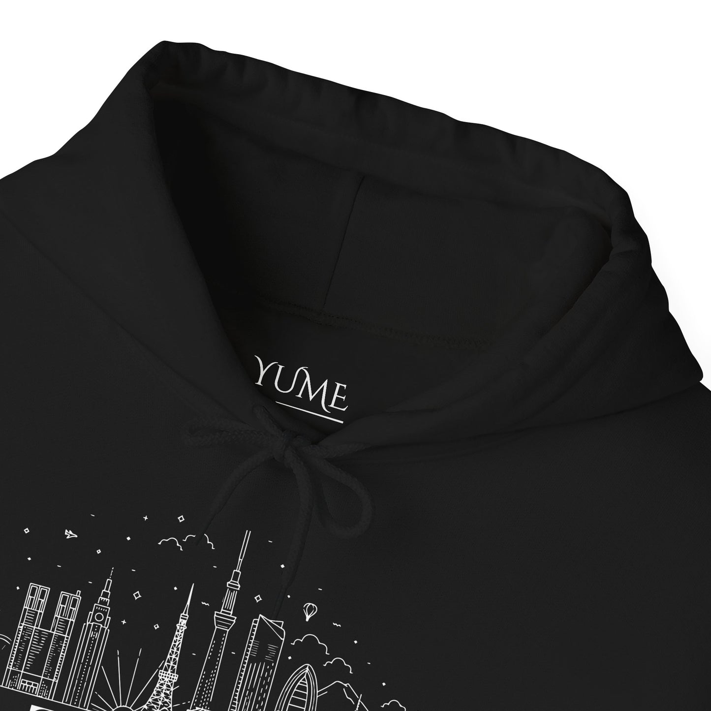 Tokyo Skyline Minimalist Hoodie