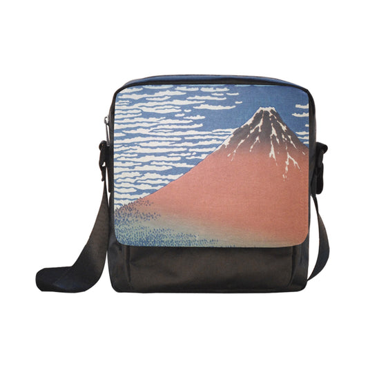 Fine Wind, Clear Morning (Red Fuji) -  Cross-body Bag